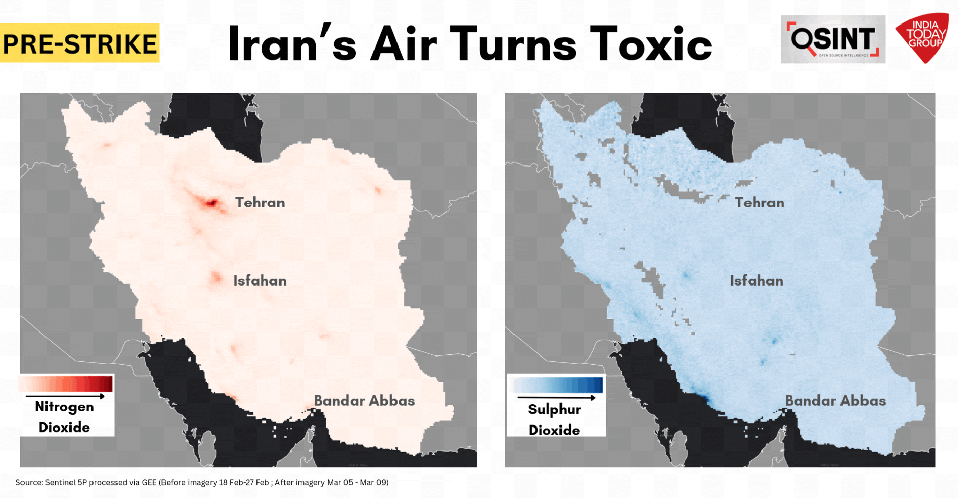 US-Iran conflict: The war you can't see, until you look from space