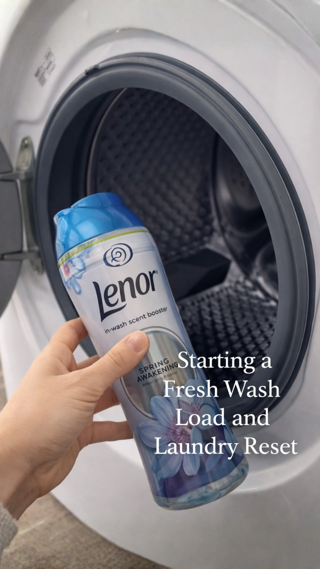 Starting a fresh wash load and laundry reset