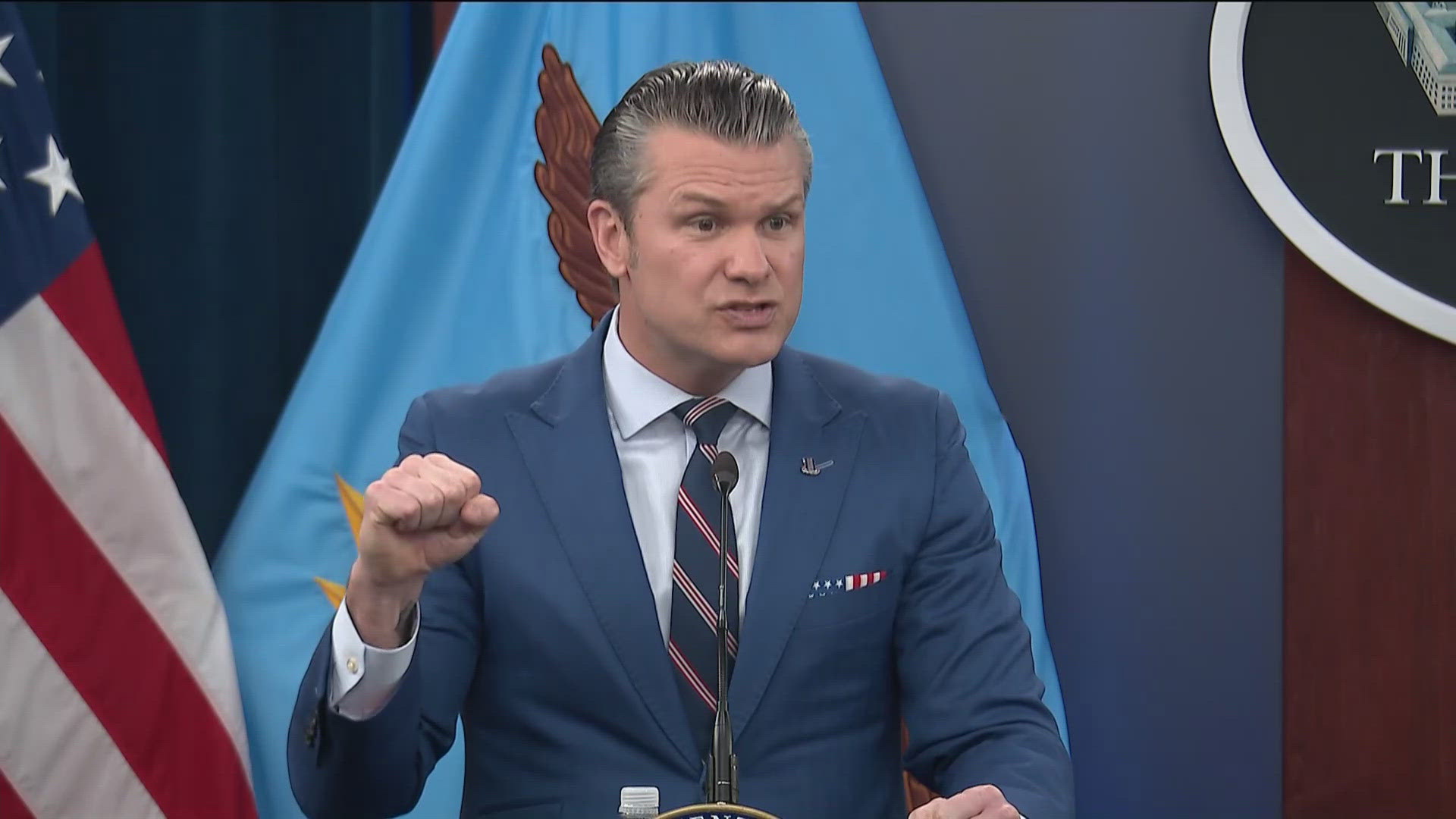 Defense Sec. Pete Hegseth says "today will be yet again our most ...