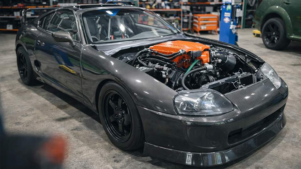 Turning a Toyota Supra into a Hellephant monster