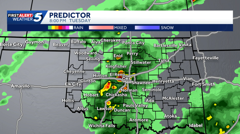 Hour-by-hour forecast: When will Oklahoma see severe storms with ...