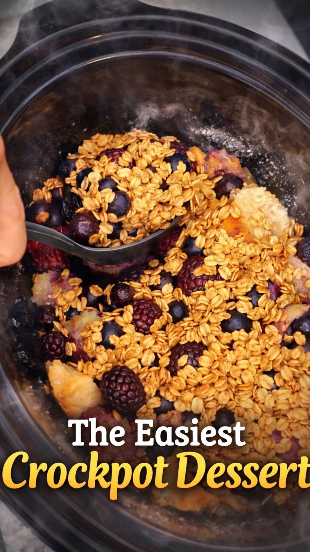 The easiest crockpot dessert you'll ever make