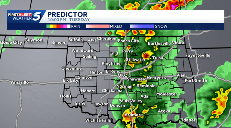 Hour-by-hour forecast: When will Oklahoma see severe storms with ...