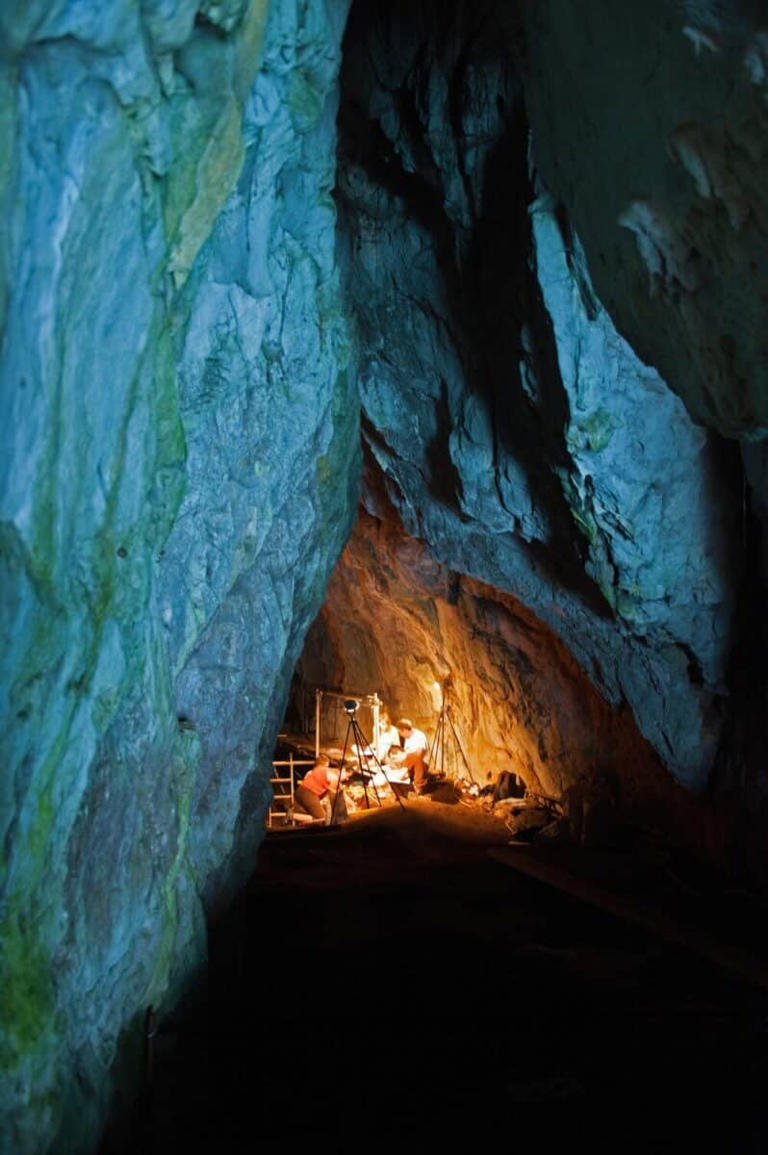 Archaeologists breach a cave sealed for 40,000 years to find the last ...