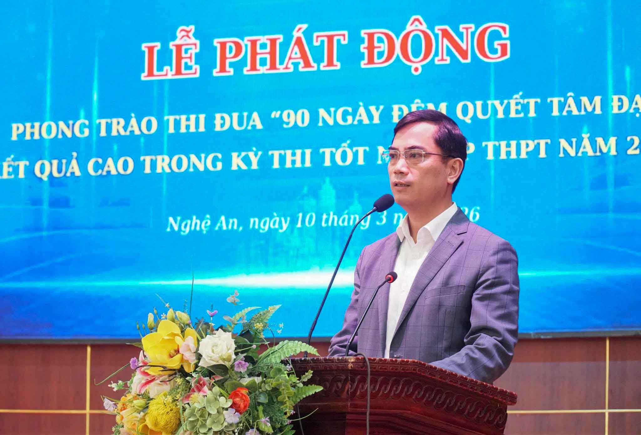 Ngành giáo dục Nghệ An mở cao điểm 90 ngày ôn thi THPT