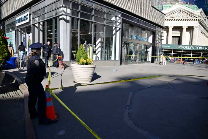Bystander shot during fight near Fulton Street in downtown Brooklyn