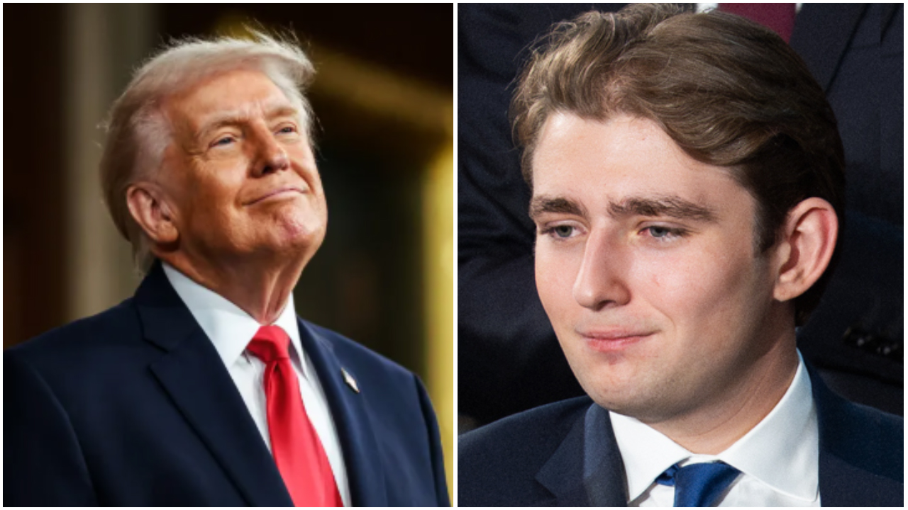 Trump recalls moment Barron told him, "None of your business, Dad"<br>