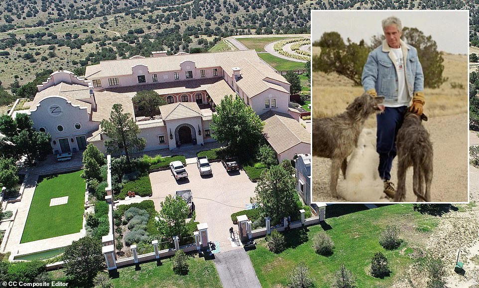Law enforcement searches Epstein's Zorro ranch