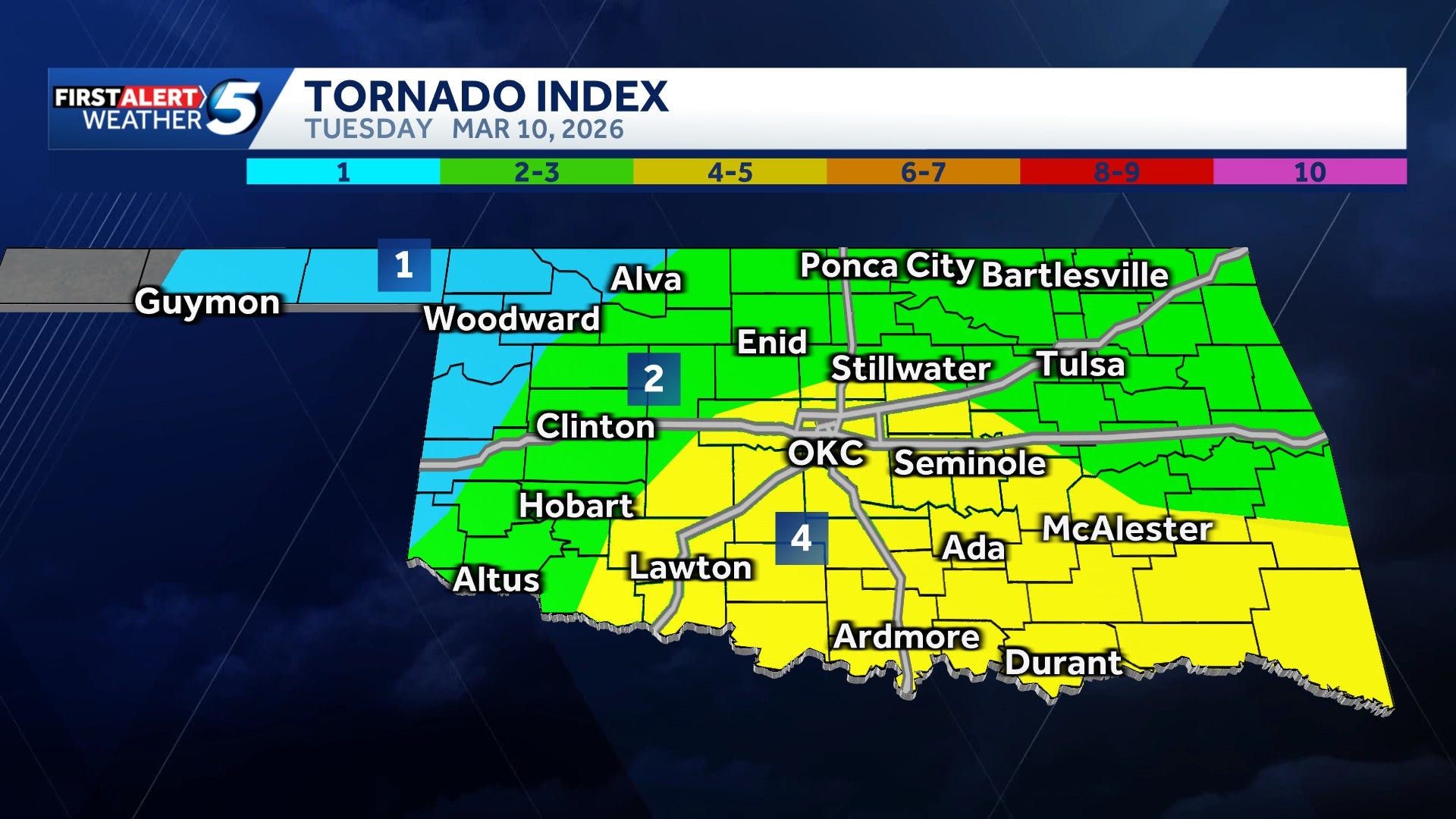 Timeline: Oklahoma severe storm threat upgraded amid tornado risk on ...