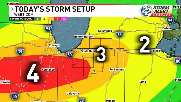 Storm alert weather: Tornadoes, hail, strong winds possible as severe ...