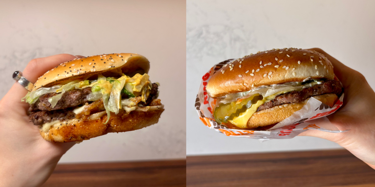 The big arch vs. the Whopper—this is the better burger, according to ...