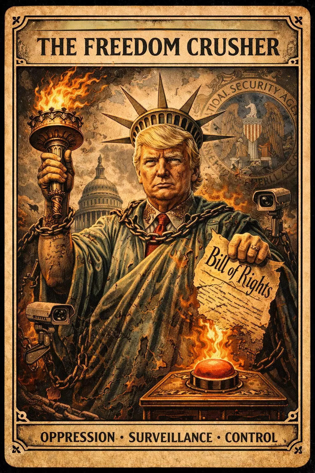 Warmonger, expansionist, freedom crusher: Donald Trump is just like ...