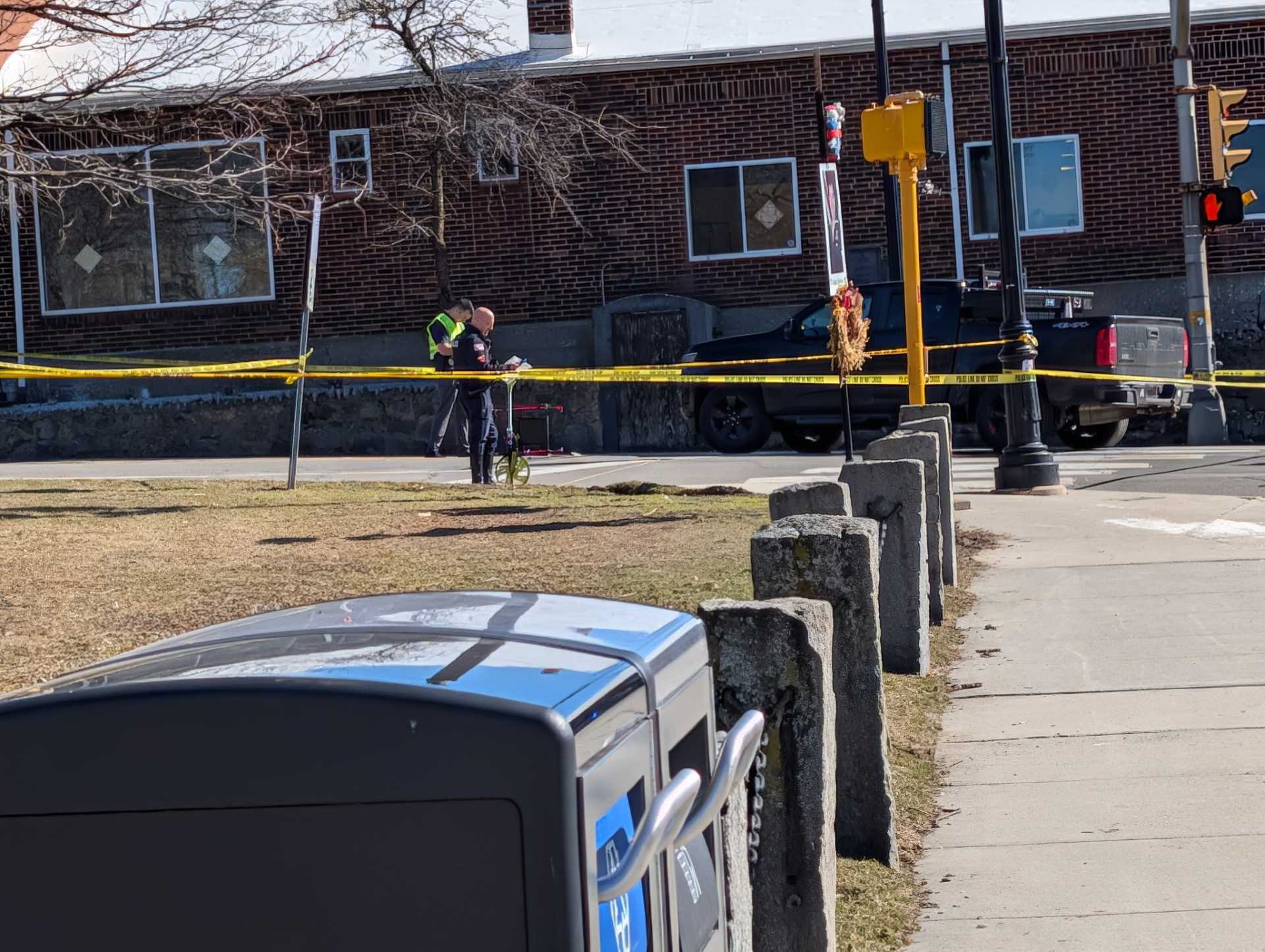 Pedestrian struck by vehicle in Waltham