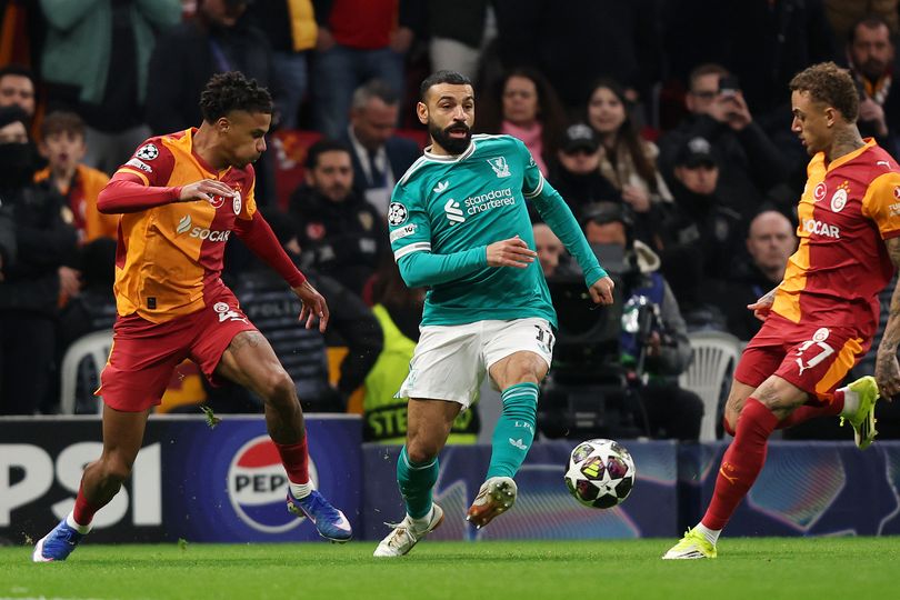 Mohamed Salah struggled as Liverpool played Galatasaray.