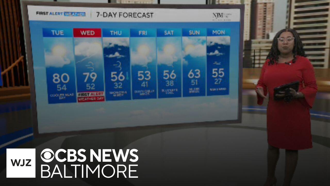 Record warm weather in Maryland Tuesday followed by severe storm risk