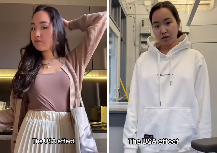 29 Photos Showing Women Before And After Moving To The US