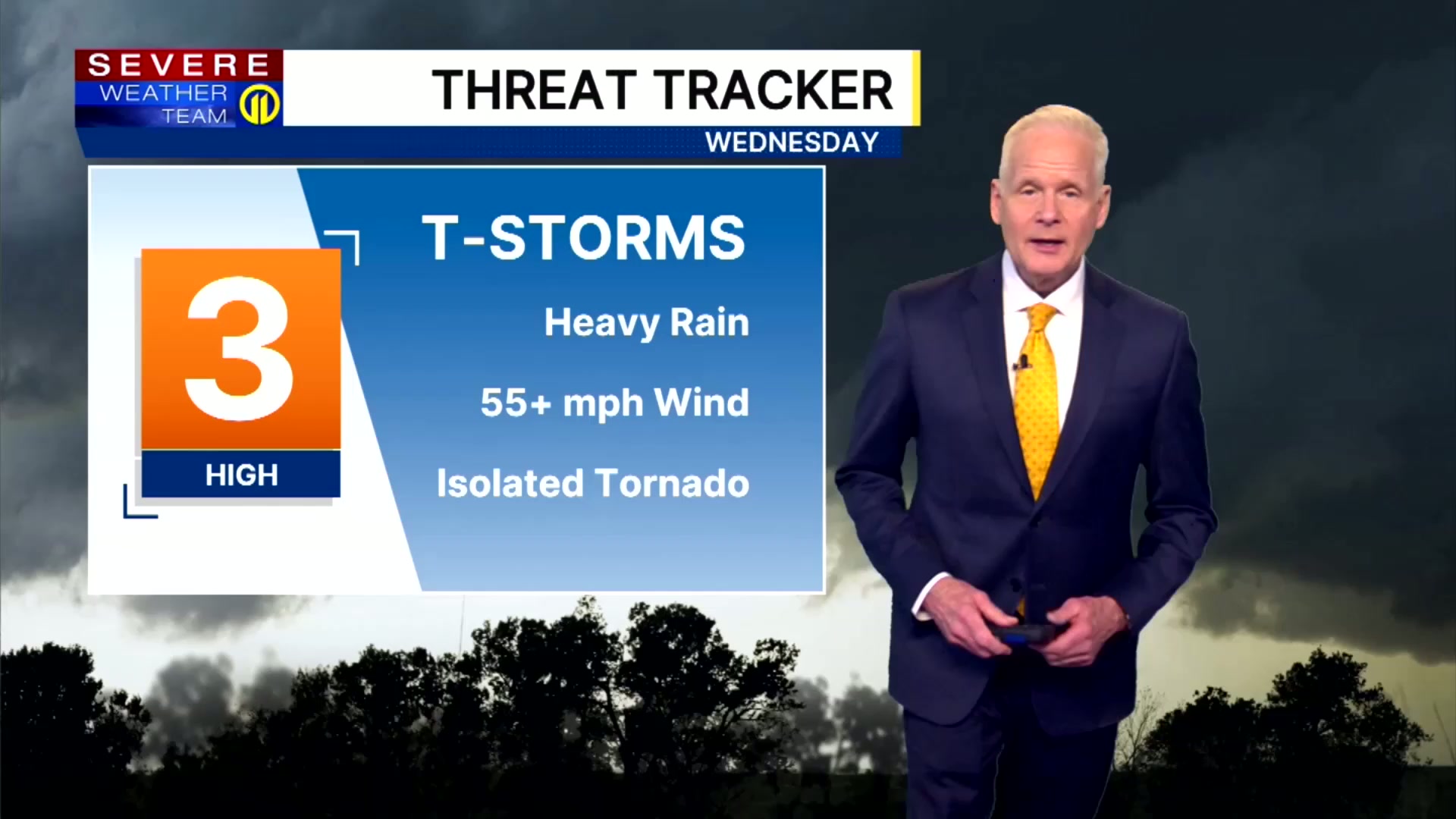 Strong to severe storms late Tuesday and Wednesday (3/10/26)