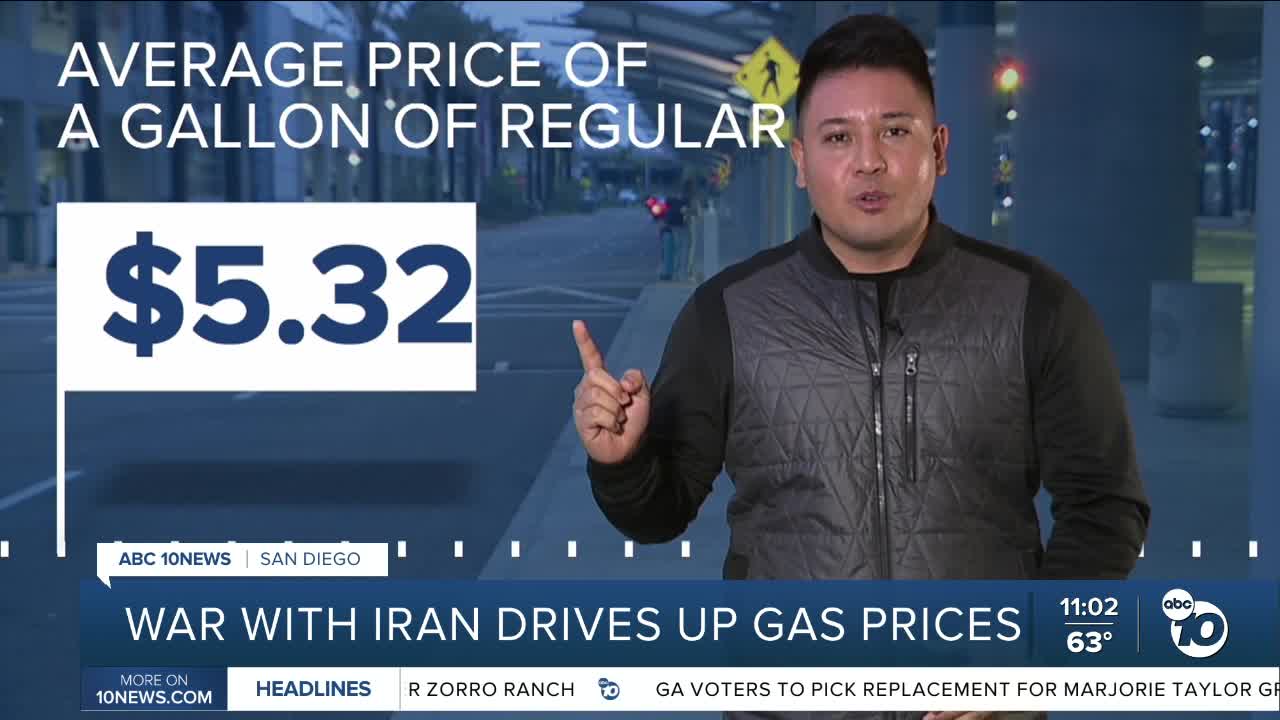San Diego rideshare drivers struggling amid rising gas prices