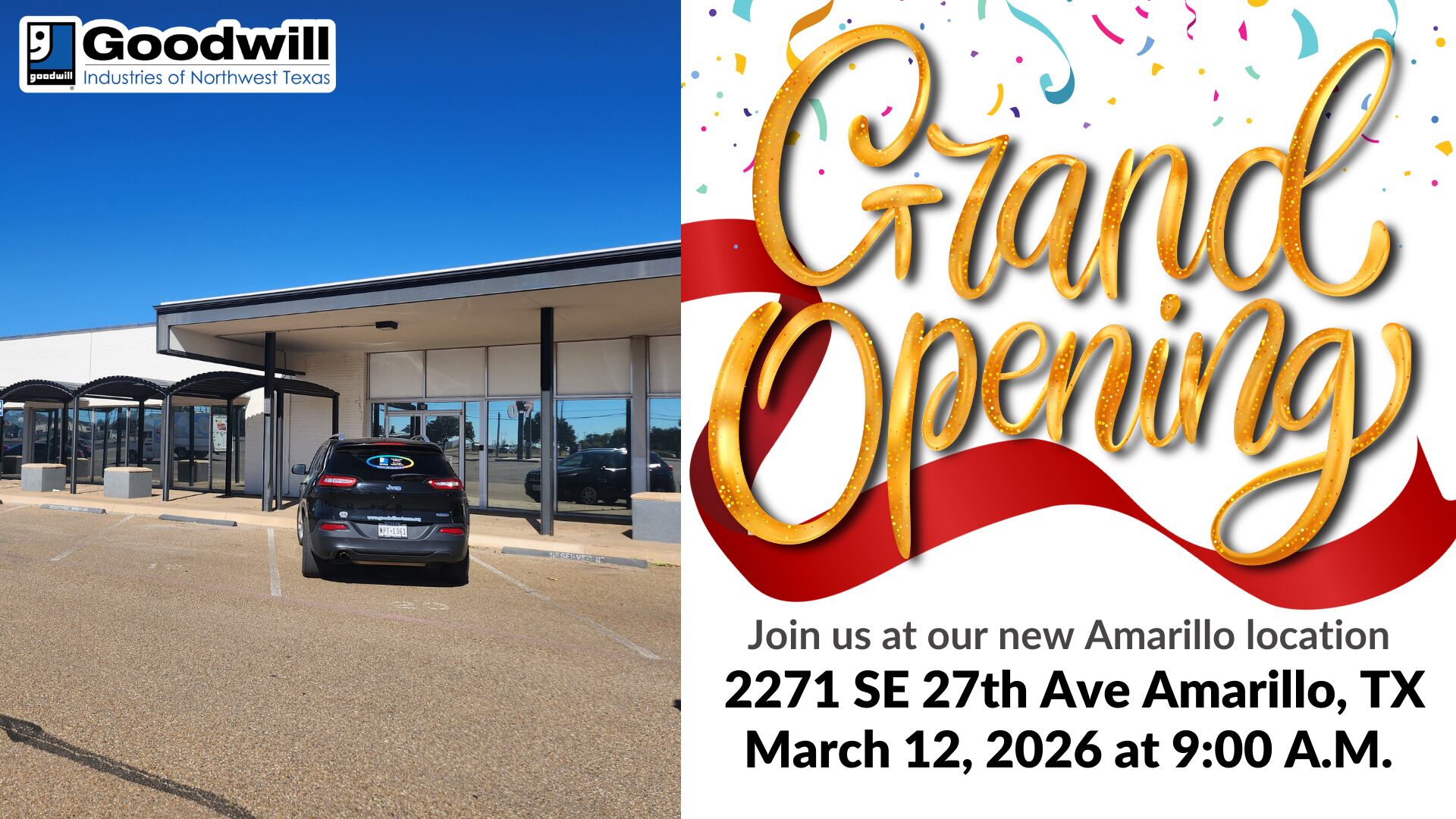 Goodwill to open new Amarillo store, donation center March 12