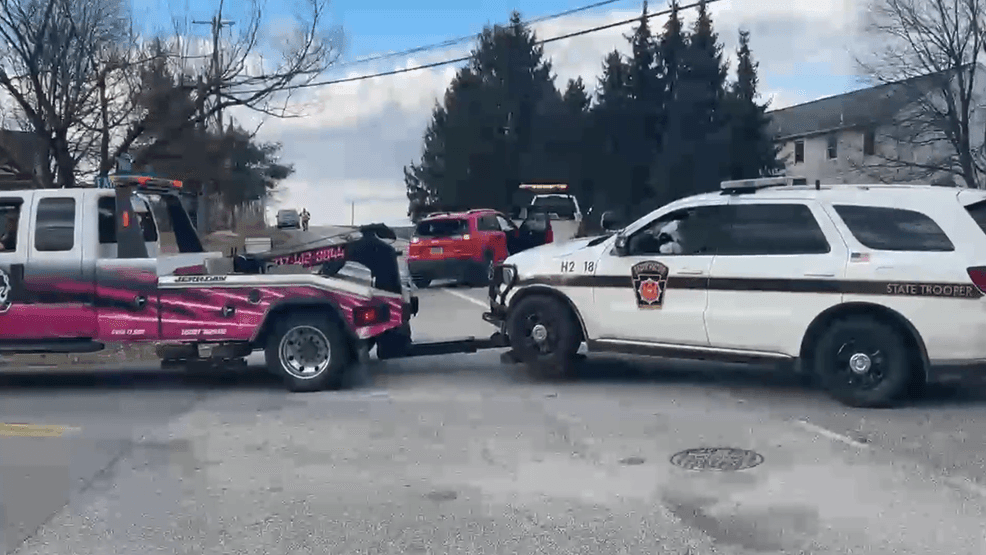Pennsylvania State Police vehicle crashes on way to shooting that never ...