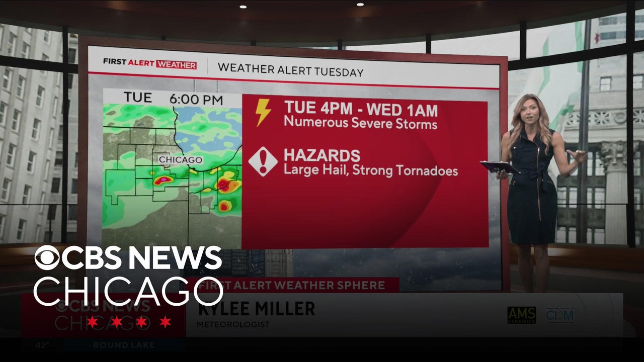 Severe storms, tornadoes among Chicago weather risks Tuesday