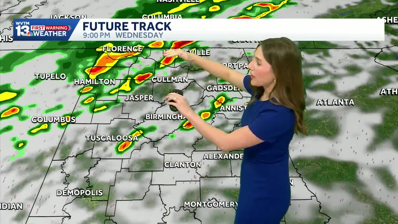 Severe storms hit Alabama midweek before a cold front brings frost by ...