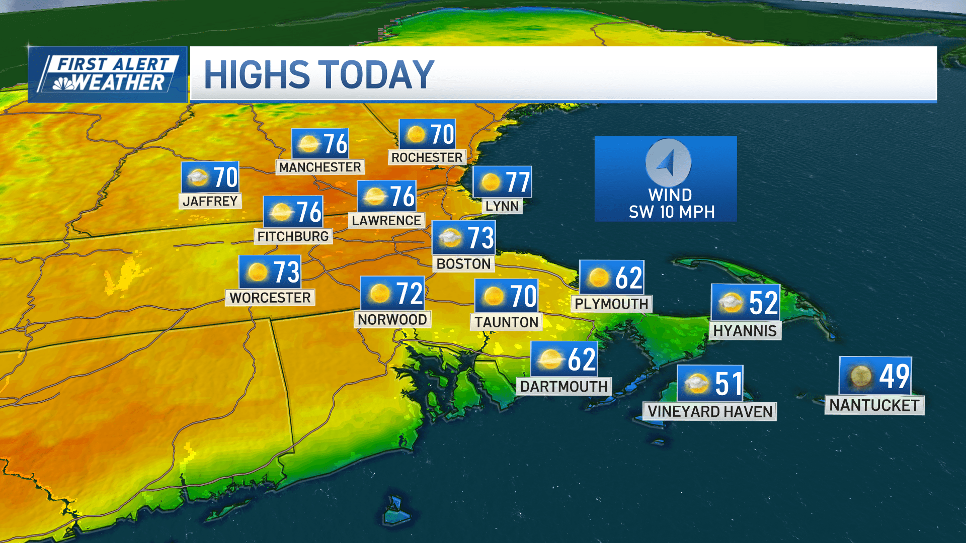 Warm to cold… again! Big changes are coming to Boston this week