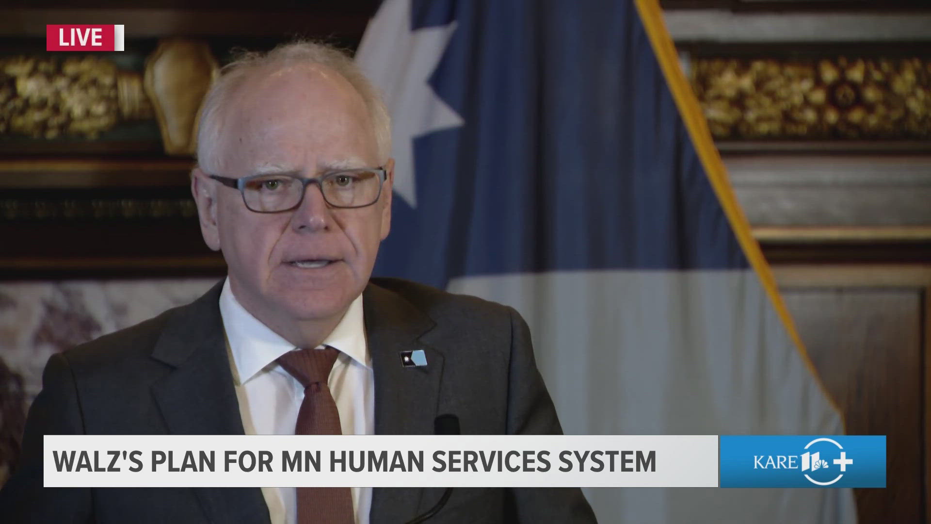 Walz announces plan for Minnesota's human services system