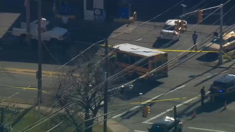 31-year-old woman struck by school bus while crossing street in Hackensack