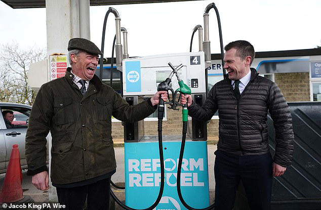 Nigel Farage demands Labour U-turns on plans to hike fuel duty as he ...
