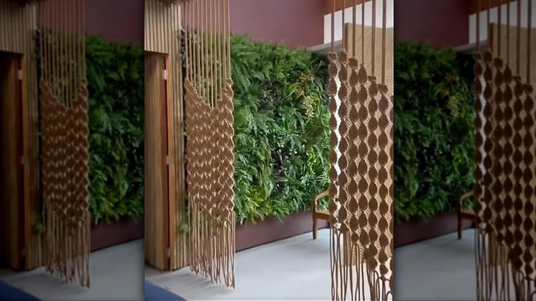 DIY stylish macramé curtains to add some privacy to your outdoor space
