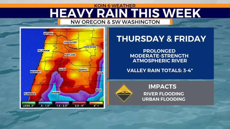 Atmospheric river targets Pacific Northwest this week. Here’s what to know