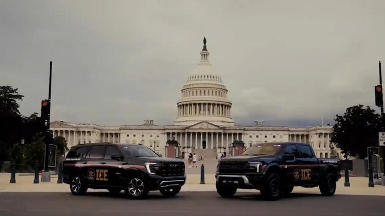 ICE is 'hiding' millions of dollars in new trucks and SUVs as agents ...