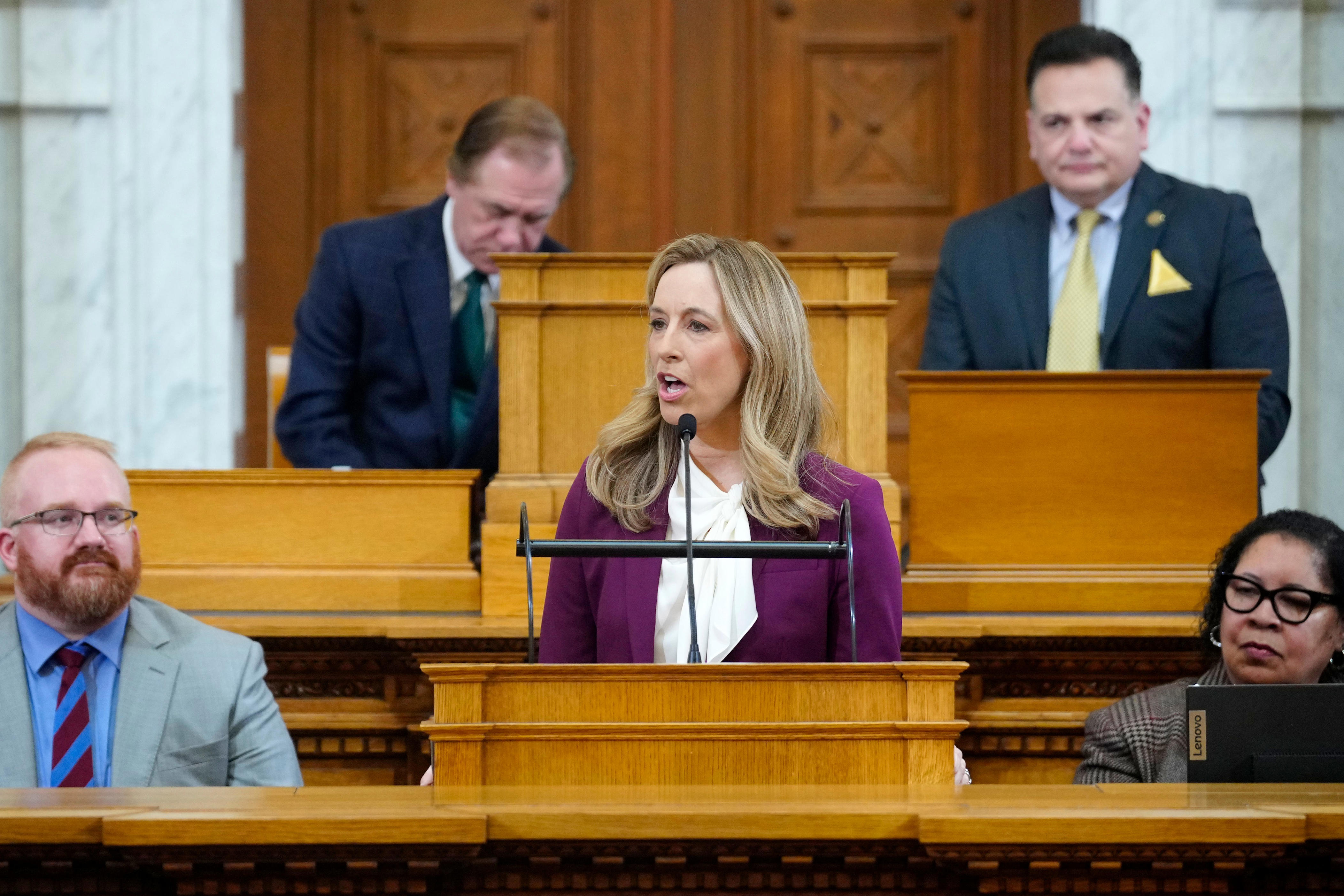 Could Sherrill fine companies that don't give staff health insurance?