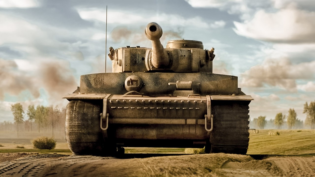 Watch what happens when a single man faces 50 tanks