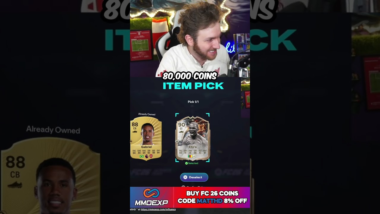 OMG! I packed an insane thunderstruck icon! #fc26 #shorts