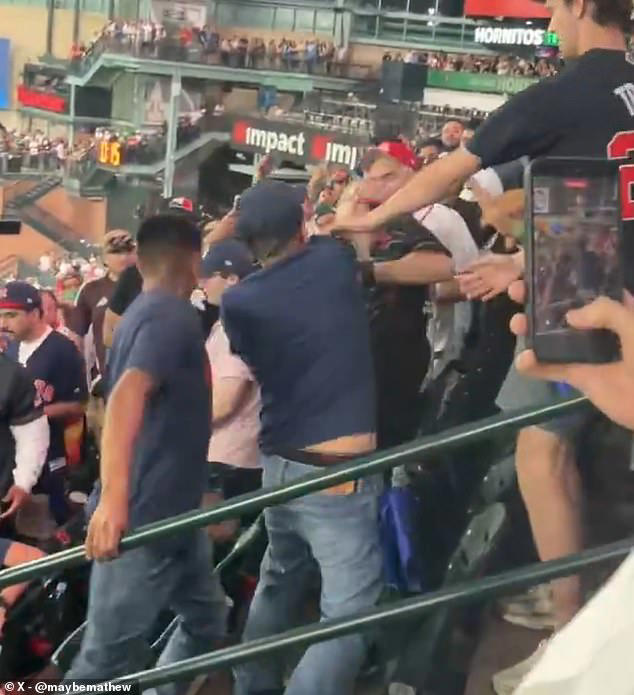 Savage brawl erupts between USA and Mexico fans at tense World Baseball ...