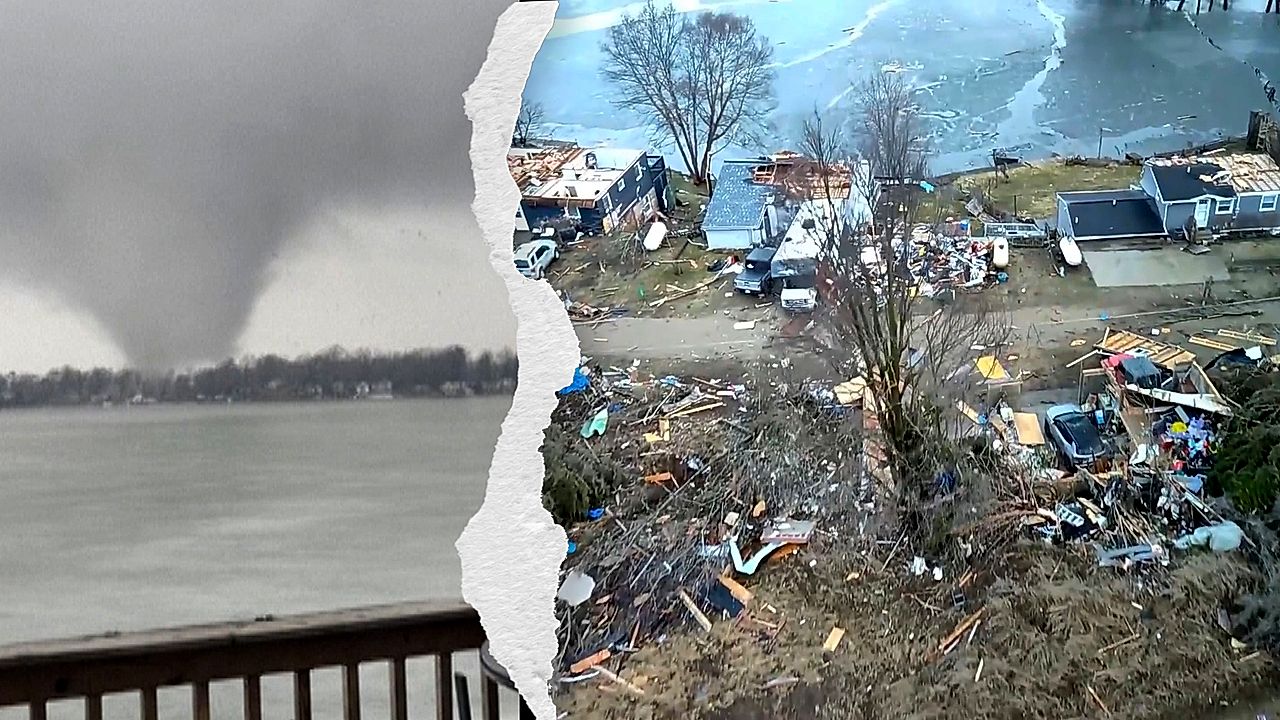 18 tornadoes in four days: Drone videos reveal scale of destruction in ...