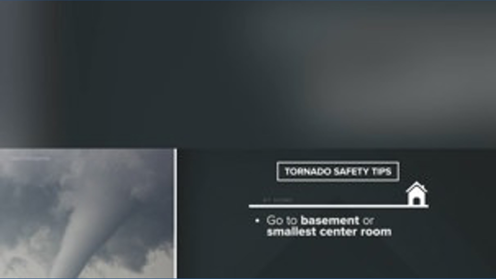 Tornado safety tips