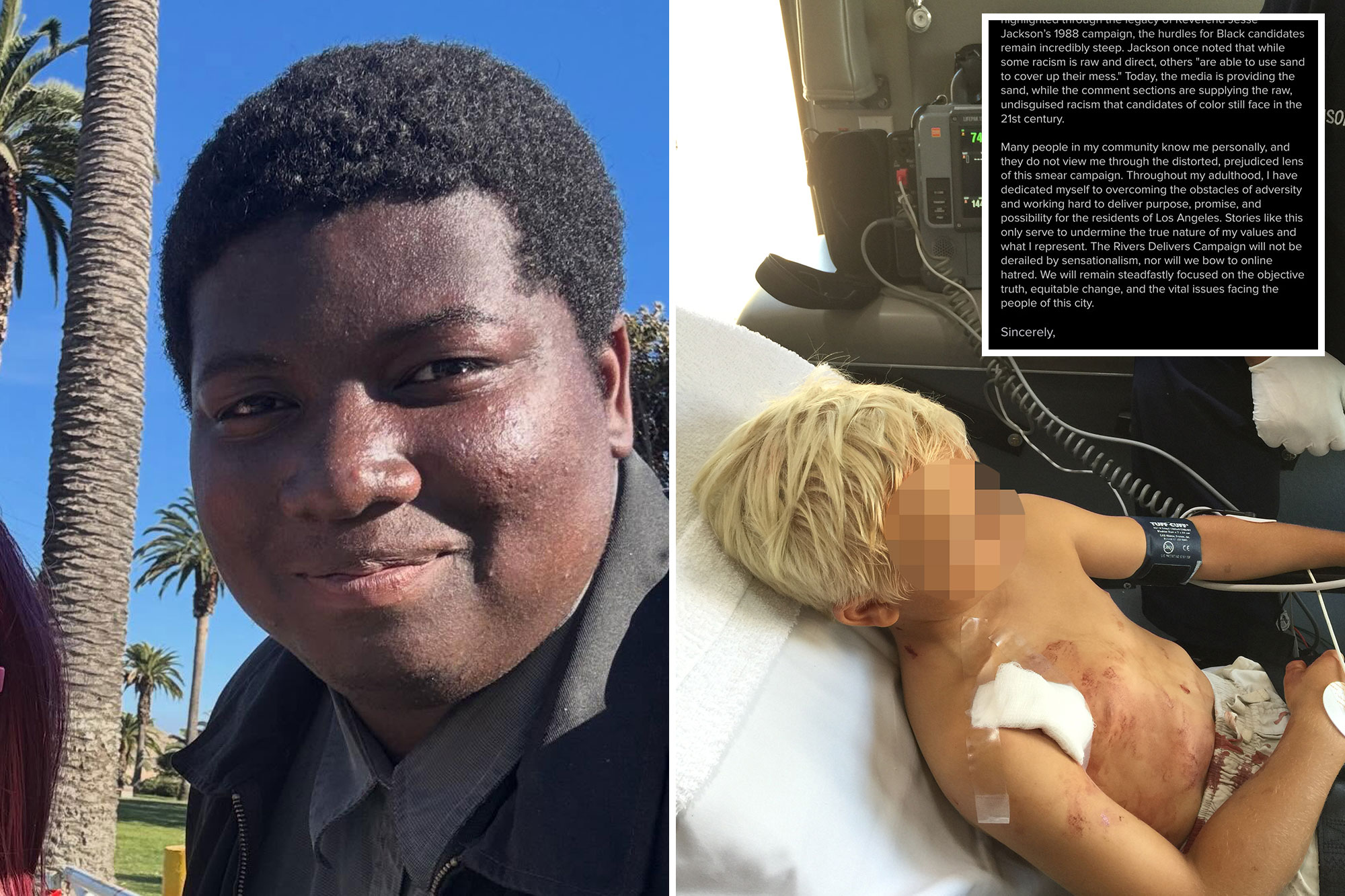 Lefty accused of brutal knife attack on boy, 8, blames racism for calls ...