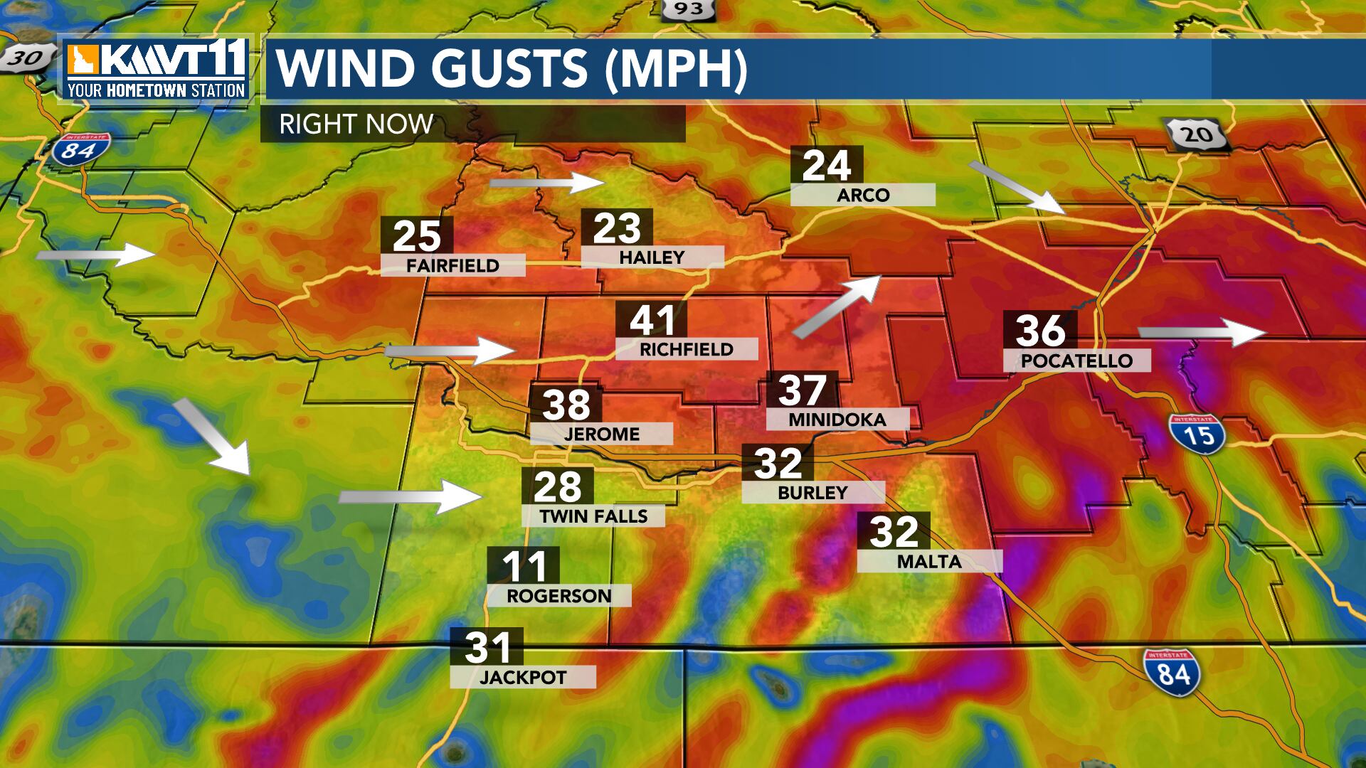 Cold and breezy Tuesday before temps warm