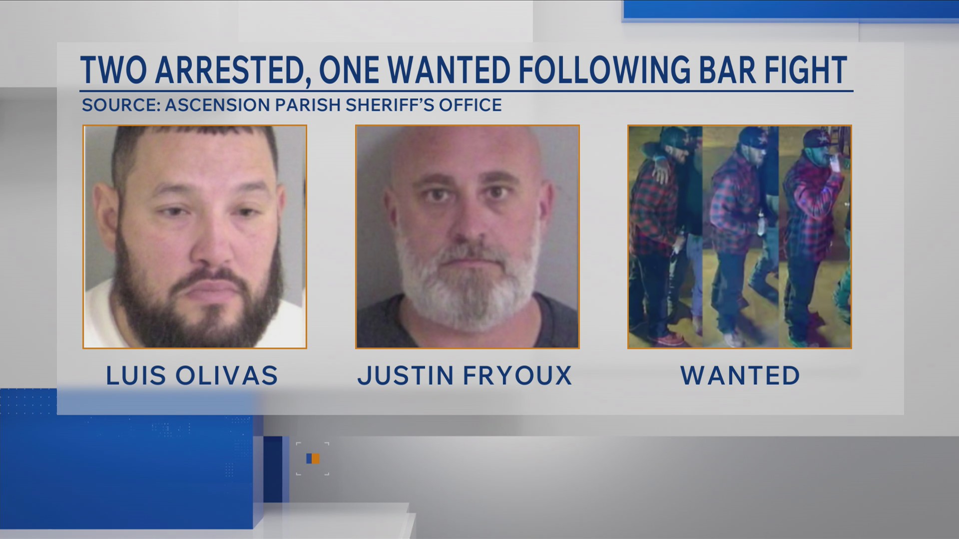Ascension deputies arrest two men in St. Amant bar fight, search for ...