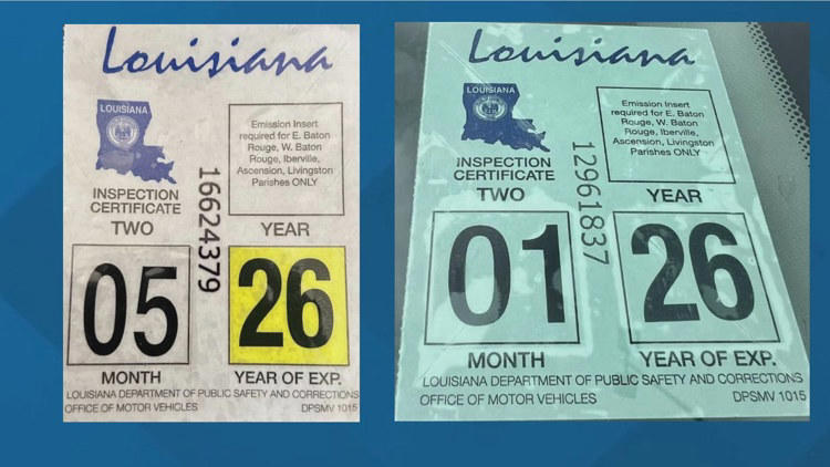 Could Louisiana end its vehicle inspection sticker requirement?