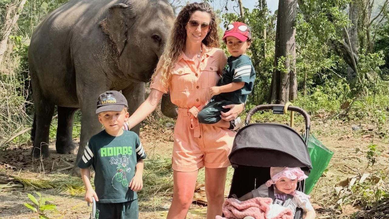 Em fotos inéditas e bem longe de Portugal: Rute Cardoso, viúva de Diogo  Jota, mostra como estão os 3 filhos