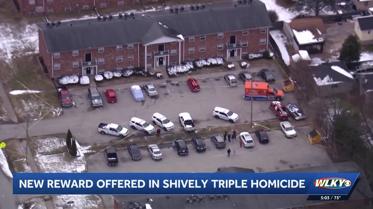 Higher reward offered in Shively triple homicide