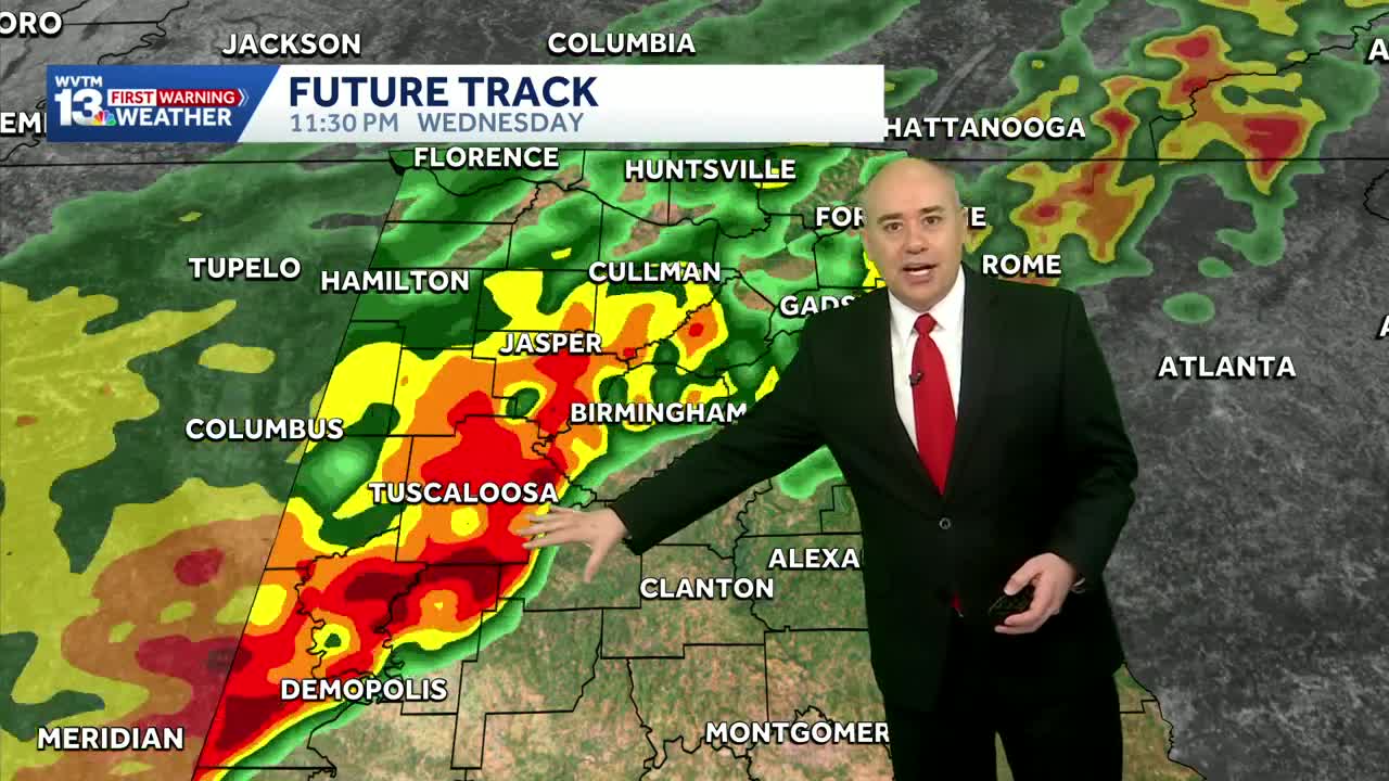 Severe storms: More rough weather in Alabama's forecast Wednesday night ...