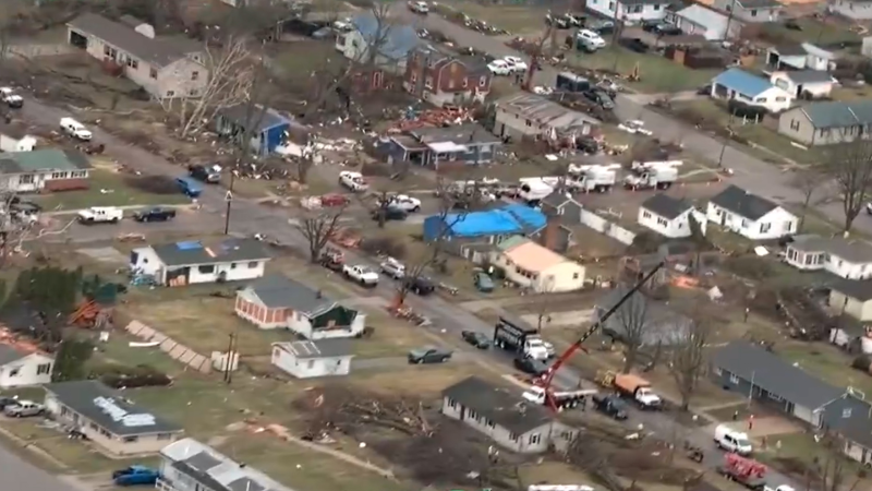 Recovery continues after deadly tornadoes in Michigan