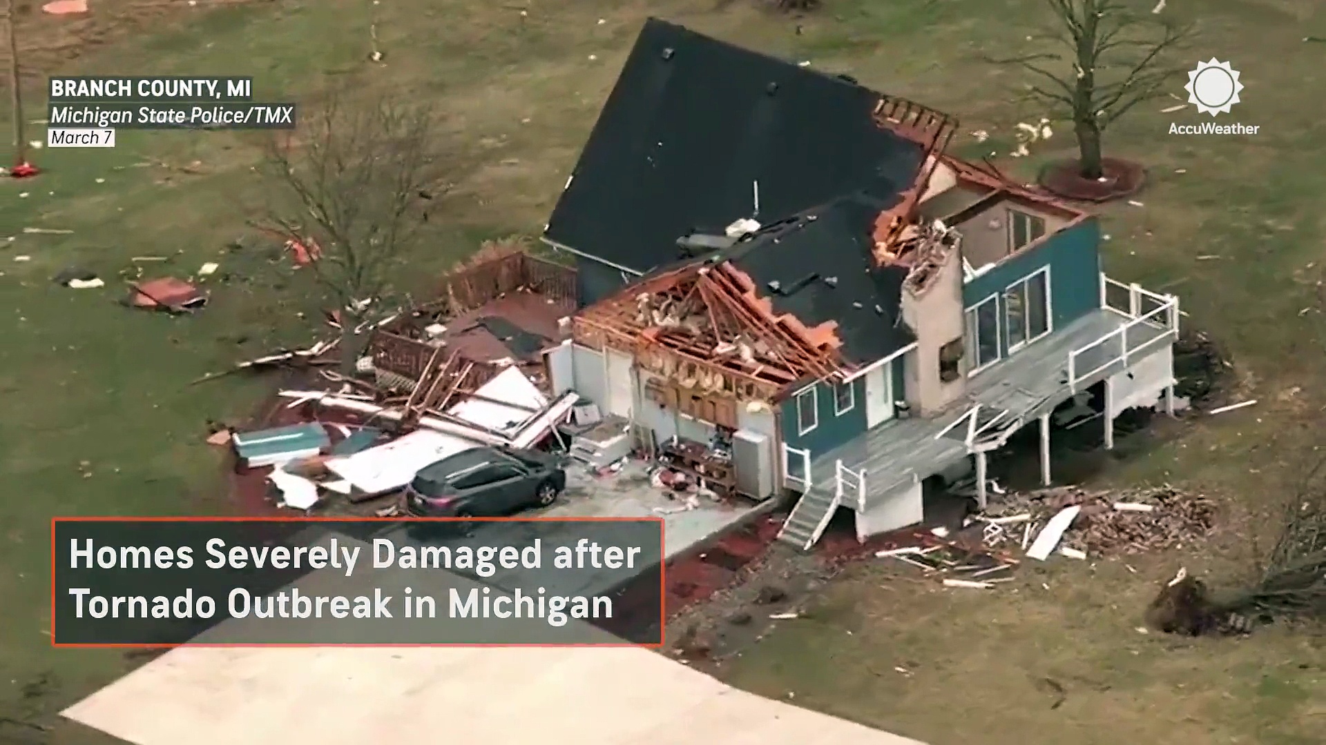 Michigan homes in ruins after deadly tornado outbreak