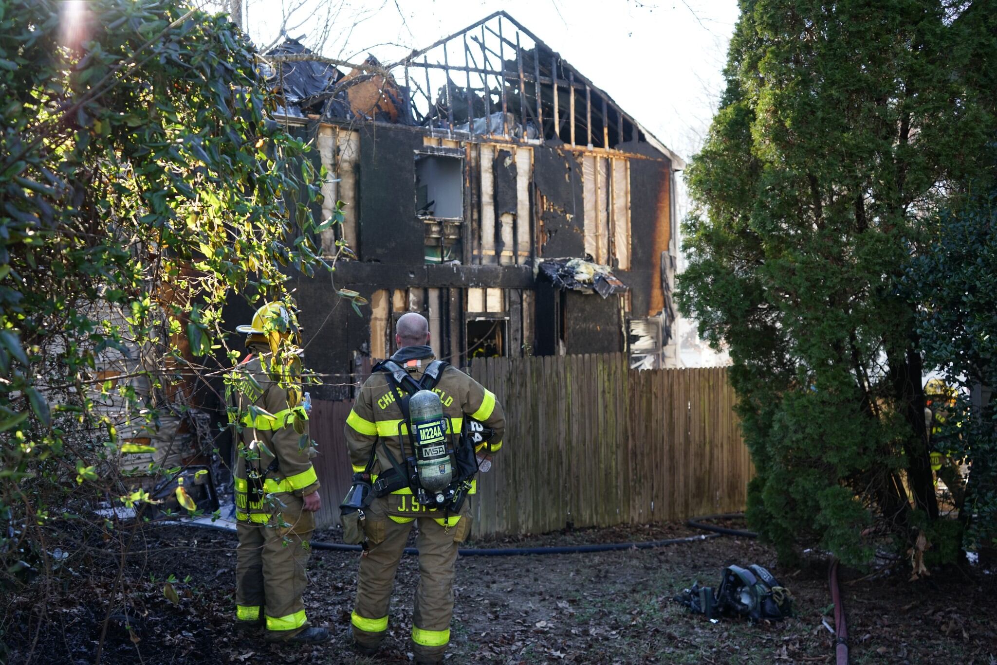 Five people without a home after fire in Chesterfield