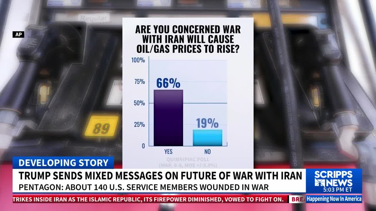 Trump sends mixed messages on future of war with Iran